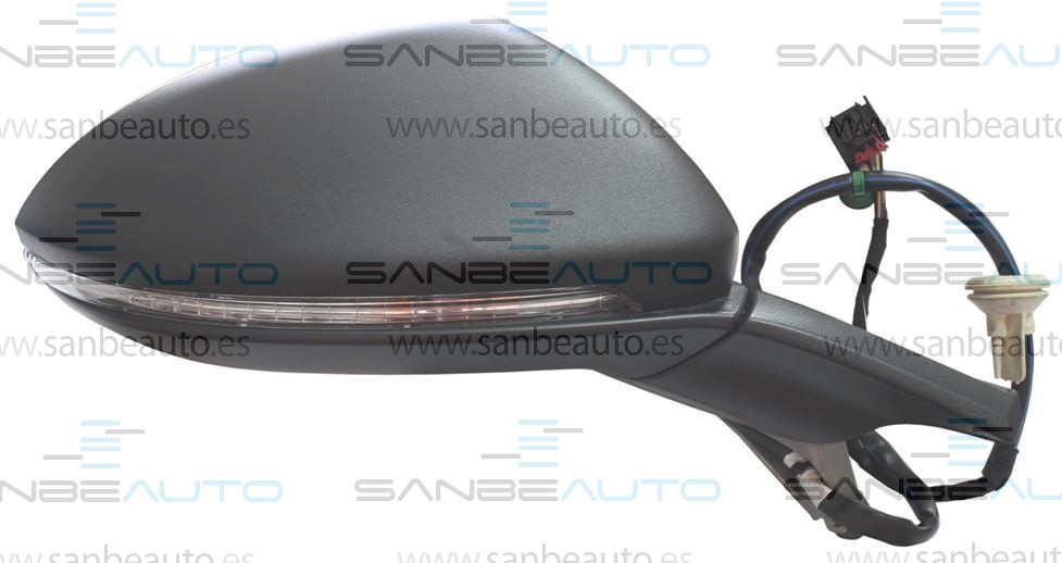 VW GOLF VII 13-*RETROVISOR DCH ELECTRICO CALEFACTADO CON PILOTO CON MEMORIA ABATIBLE ELECTRICAMENTE 12PIN