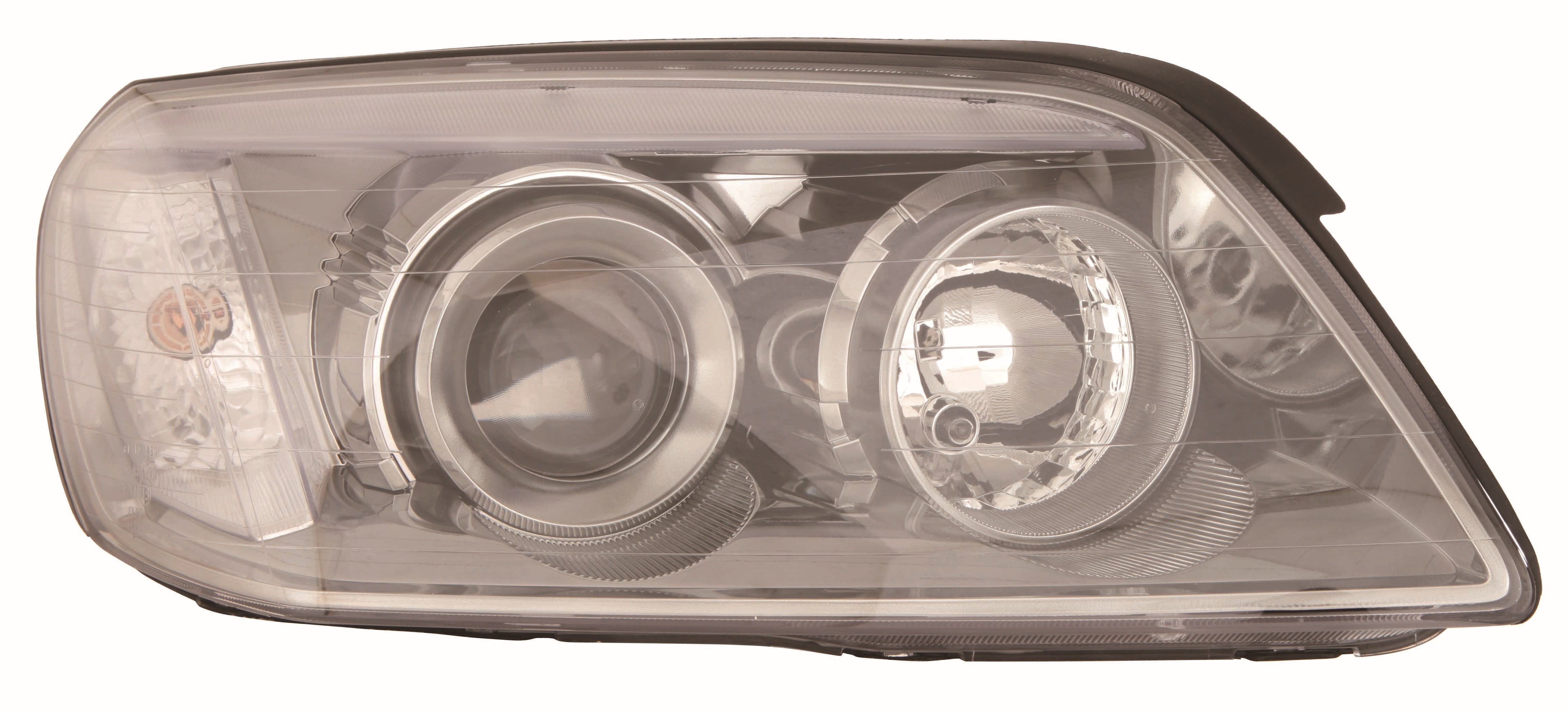 CHEVROLET CAPTIVA 07-*FARO DCH EL CON MOTOR INTERIOR OSCURO H7/H1