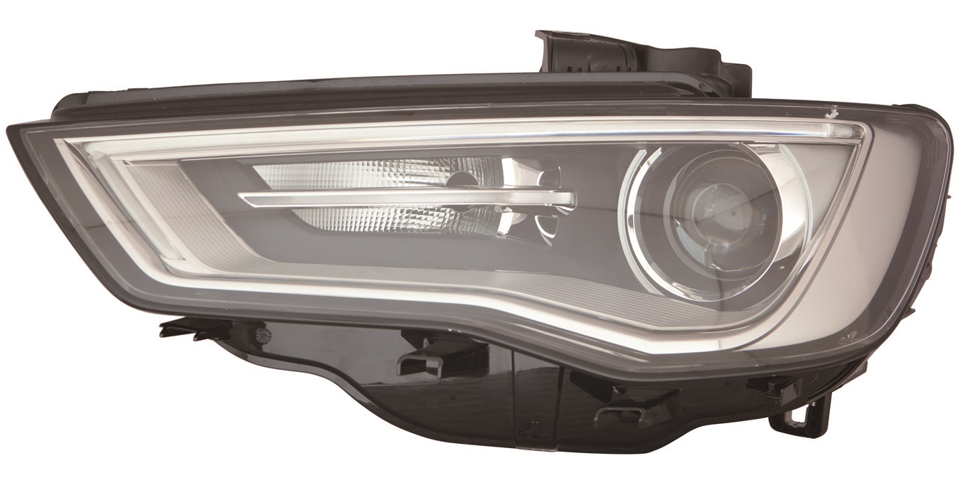 AUDI A3 13-*FARO IZQ CON REGULACION ELECTRICA CON MOTOR INTERIOR GRIS D3S/LED