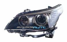 BMW S/5 E60/E61 07-*FARO IZQ CON REGULACION ELECTRICA CON MOTOR LED (INTERIOR NEGRO) H7/H7