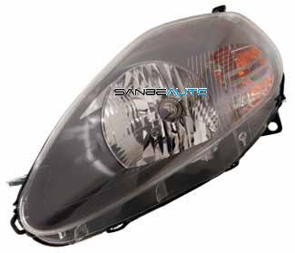 FIAT GRANDE PUNTO 08-*FARO IZQ CON REGULACION ELECTRICA INTERIOR NEGRO (8 PINS)