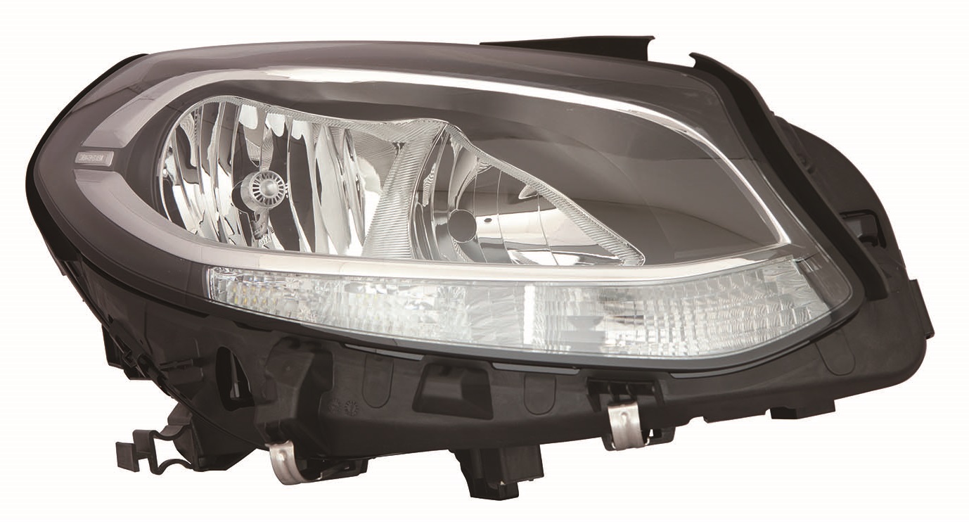 MERCEDES B W246 14-*FARO DCH CON REGULACION ELECTRICA CON MOTOR INTERIOR NEGRO H7/H7/LED