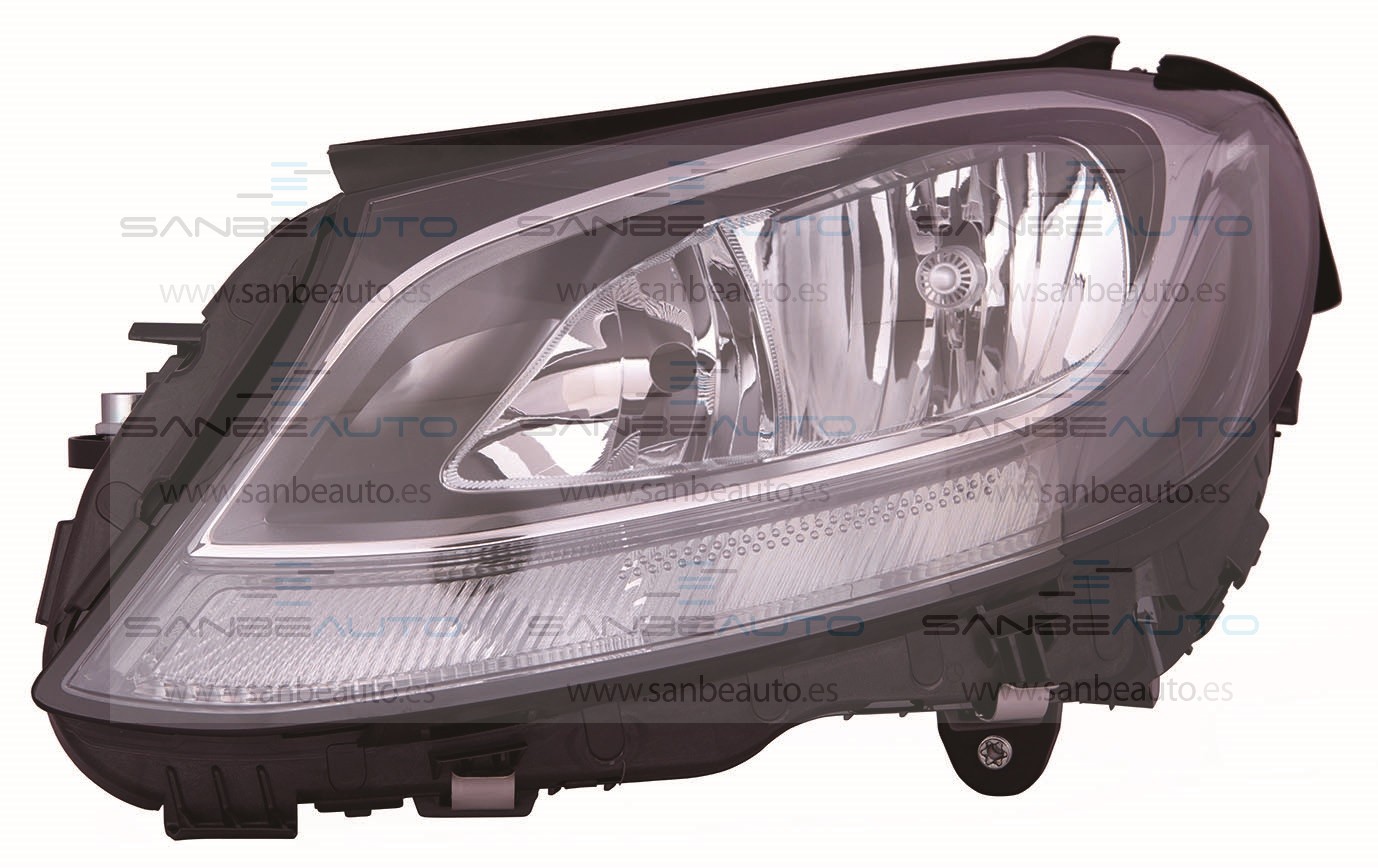 MERCEDES C W205 14-*FARO IZQ CON REGULACION ELECTRICA CON MOTOR H7/H7(LED)