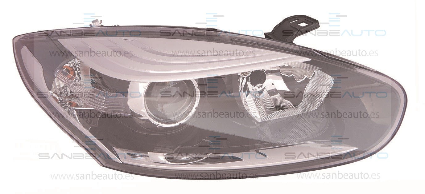 RENAULT MEGANE 14-*FARO DCH CON REGULACION ELECTRICA CON MOTOR H7/H7 CON MOTOR INTERIOR CROMADO