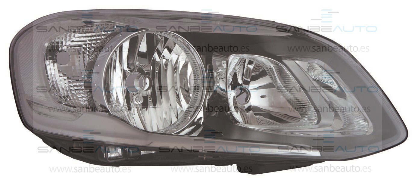 VOLVO XC60 14-*FARO DCH CON REGULACION ELECTRICA CON MOTOR H7/H9 INTERIOR NEGRO