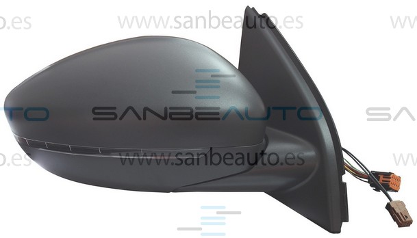 PEUGEOT 308 13-*RETROVISOR DCH ELECTRICO CALEFACTADO CON PILOTO CON SENSOR DE TEMPERATURA PARA PINTAR CONVEXO 8PIN