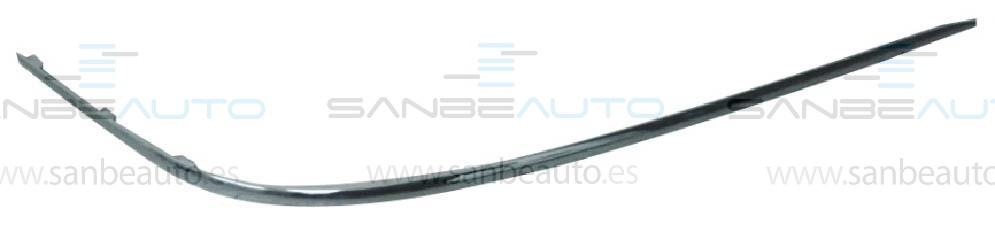 MERCEDES CLK W209 03-05*MOLDURA PARAGOLPES DELANTERO DCH CROMADA