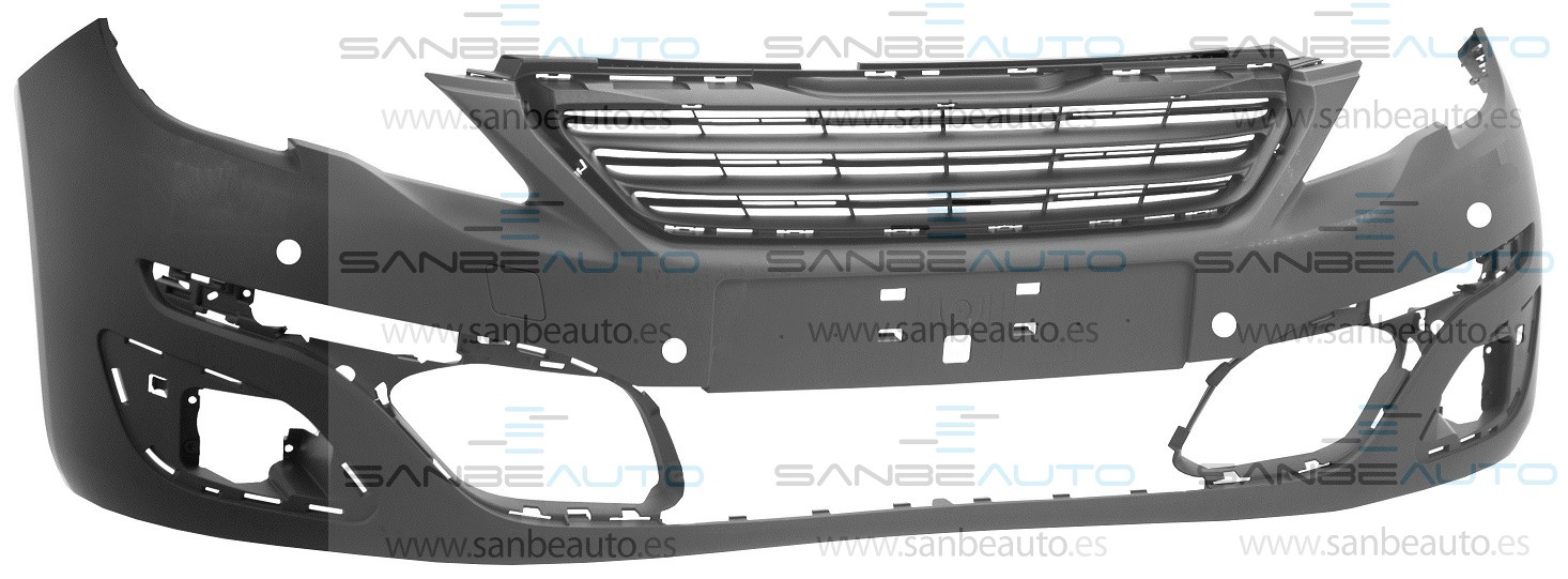 PEUGEOT 308 13-* PARAGOLPES DELANTERO PARA PINTAR (CON AGUJEROS PARA SENSOR)