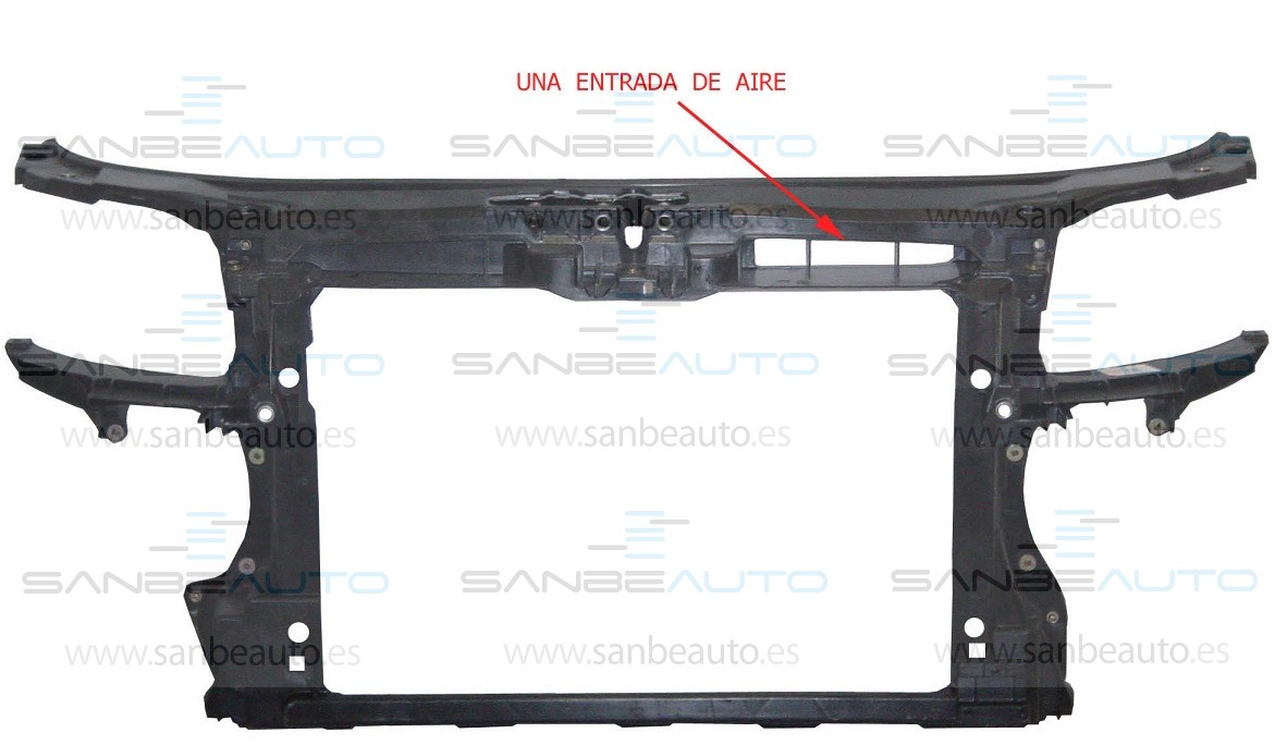 AUDI A3 03-*FRENTE FIBRA (1 ENTRADA DE AIRE)