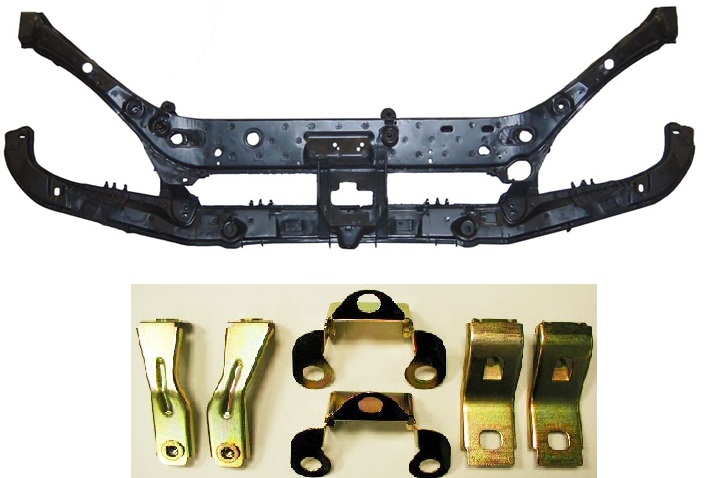 FORD FOCUS 98-04*FRENTE COMPLETO CON KIT SOPORTES METALICOS PARA FIJACION