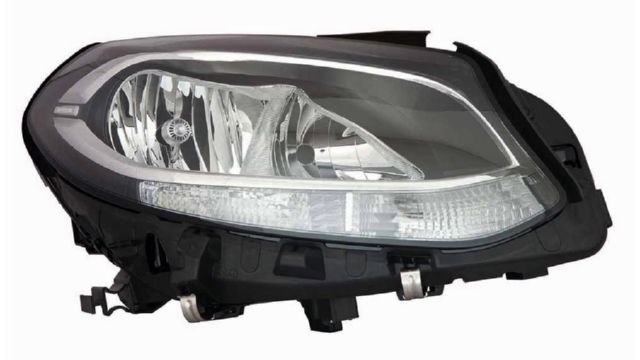 FARO IZQ CON REGULACION ELECTRICA - CON MOTOR - INTERIOR NEGRO - LED