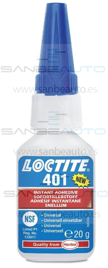 LOCTITE 401 BC 20G* PEGAMENTO INSTANTANEO UNIVERSAL