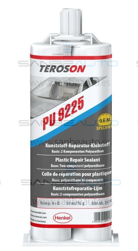 TEROSON PU 9225 SF 50ML*ADHESIVO RAPIDO PARA LA REPARACION DE PLASTICOS