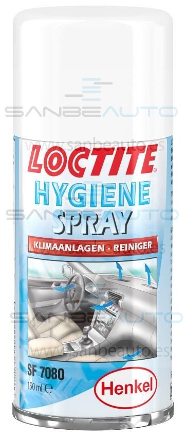 LOCTITE SF 7080 150ML*SPRAY LIMPIADOR SISTEMAS DE AIRE