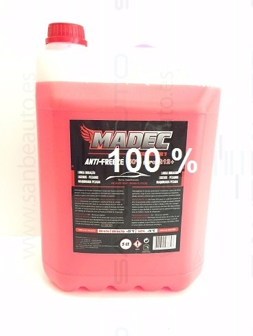 ANTICONGELANTE 100%  BS-6580 5L (ROSA)