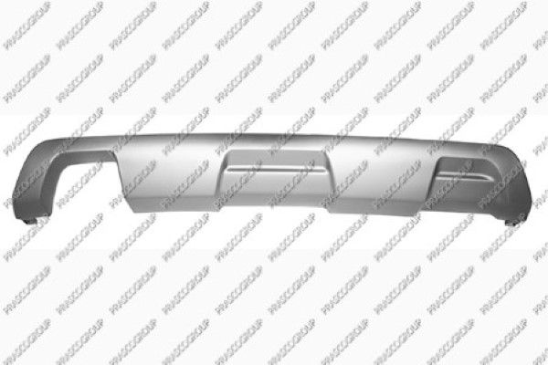 SPOILER PARAGOLPES TRASERO-PINTADA SILVER