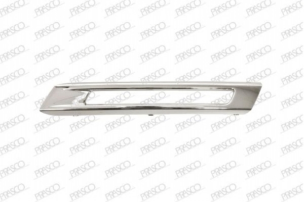 MOLDURA DCH PARAGOLPES DELANTERO CROMADA -  CON AGUJERO PARA LUZ DIURNA W166 11