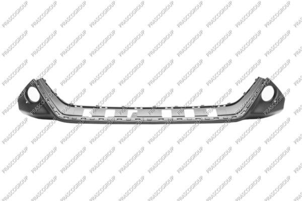 MOLDURA CENTRAL PARAGOLPES DELANTERO IMPRIMADO CON AGUJEROS ANTINIEBLA