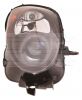 ALFA MITO 09-*FARO IZQ CON REGULACION ELECTRICA H7+H7 INTERIOR NEGRO