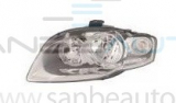 AUDI A4 04-*FARO IZQ CON REGULACON ELECTRICA H7/H7 PILOTO BLANCO