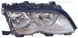 BMW E46 01-*FARO DCH CON REGULACION  (INTERIOR CROMADO) (4 PUERTAS )
