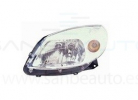 DACIA SANDERO 08-*FARO IZQ MANUAL/ELECTRICO INTERIOR CROMADO