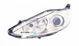 FORD FIESTA 08-*FARO IZQ CON REGULACION ELECTRICO H7/H1(INTERIOR CROMADO)