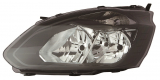 FORD TRANSIT CUSTOM 13-*FARO IZQ CON REGULACION ELECTRICA CON MOTOR INTERIOR NEGRO H7/H15