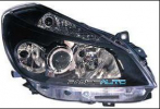 RENAULT CLIO 05-*FARO DCH CON REG.ELECTR(INTERIOR OSCURO)H7/H7/H1 LUZ DIRECCIONAL