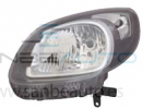 RENAULT KANGOO 13-*FARO IZQ CON REGULACION ELECTRICA INTERIOR OSCURO