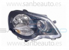 VW POLO 05-*FARO DCH C/REG ELE (INT NEGRO)