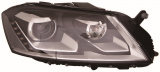 VW PASSAT 10-*FARO DCH CON REGULACION ELECTRICA CON MOTOR (INTERIOR NEGRO)D3S/LED