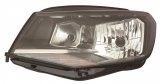 VW CADDY 2016-*FARO IZQ CON REGULACION ELECTRICA CON MOTOR  - INTERIOR NEGRO H4