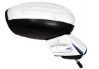 CITROEN DS3 10-*RETROVISOR DCH CON REGULACION ELECTRICA CONVEXO TERMICO ABATIBLE ELECTRICAMENTE CON PILOTO CON SENSOR BASE CROMADA + CARCASA CROMADA 11PIN