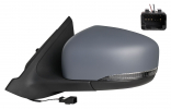 DACIA SPRING 2021.03-*RETROVISOR IZQ MANUAL PARA PINTAR CONVEXO CALEFACTADO CON PILOTO 2PIN
