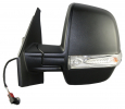 FIAT DOBLO 10-/COMBO 12-*RETROVISOR IZQ MANUAL CON PILOTO CONVEXO NEGRO(2 CRISTALES)