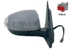 FORD S-MAX 06-*RETROVISOR DCH ELECTRICO CONVEXO CALEFACTADO PARA PINTAR ABATIBLE ELECTRICAMENTE CON PILOTO CON LUZ DE CORTESIA 8 PINES