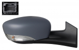 RENAULT ZOE 2019.08-*RETROVISOR DCH ELECTRICO CONVEXO TERMICO PARA PINTAR CON PILOTO CON SENSOR DE TEMPERATURA 9PINS