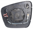 RENAULT EXPRESS 2021.06-*CRISTAL RETROVISOR DCH CONVEXO TERMICO CON SENSOR ANGULO MUERTO 2PIN