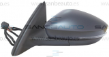 SKODA OCTAVIA 13-*RETROVISOR IZQ ELECTRICO CALEFACTADO ABATIBLE ELECTRICAMENTE CON PILOTO CON LUZ DE CORTESIA 15PIN