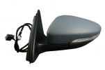VW JETTA 11-*RETROVISOR IZQ ELECTRICO CALEFACTADO ABATIBLE ELECTRICAMENTE CON PILOTO CON LUZ DE CORTESIA  PARA PINTAR ASFERICO 9PIN