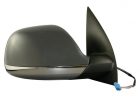 VW AMAROK 10-*RETROVISOR DCH ELECTRICO CALEFACTADO PARA PINTAR CONVEXO CON ANTENA BASE CROMADA