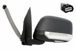 NISSAN NAVARA 07-*RETROVISOR IZQ ELECTRICO CALEFACTADO CONVEXO PARA PINTAR CON PILOTO CON LUZ CORTESIA 9 PIN