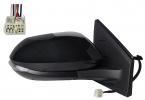TOYOTA YARIS 5P 2020.02-*RETROVISOR DCH ELECTRICO PARA PINTAR CONVEXO TERMICO CON PILOTO 6PIN