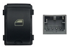 AUDI A4/A5/EXEO 04-*BOTON ELEVALUNAS DELANTER. DCH + TRASERO DCH/IZQ(NEGRO/BLANCO)4PIN