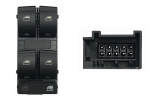 AUDI A4/EXEO 04-*INTERRUPTOR PUERTA DELANTER. IZQ(NEGRO/BLANCO)(4 BOTONES)10PIN