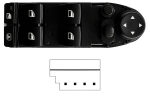 BMW S/5 E60/61 2007.03-*INTERRUPTOR PUERTA DELANTERO IZQ CON RETROVISOR ABATIBLE ELECTRICAMENTE CON CORTINA(4 BOTONES)4PIN