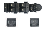 CITROEN C4 04-*INTERRUPTOR PUERTA DELANTER. IZQ + RETROVISOR (4 BOTONES) 9PIN