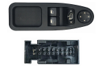 FIAT SCUDO/JUM 07-*INTERRUPTOR COMPLETO PUERTA DELANTERO  IZQ NEGRO + RETROVISOR ABATIBLE ELECTRICAMENTE CON SISTEMA CONFORT (2 BOTONES)13PIN
