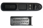 PEUGEOT 207/PICAS 06-*INTERRUPTOR COMPLETO PUERTA DELANTER. IZQ CON SISTEMA CONFORT + RETROVISOR (2 BOTONES)13PIN